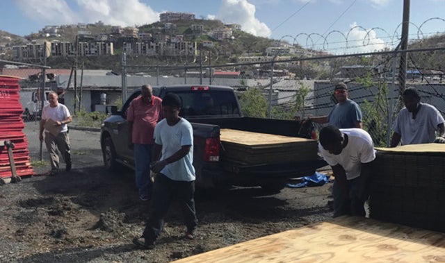 US Virgin Islands Loading Truck